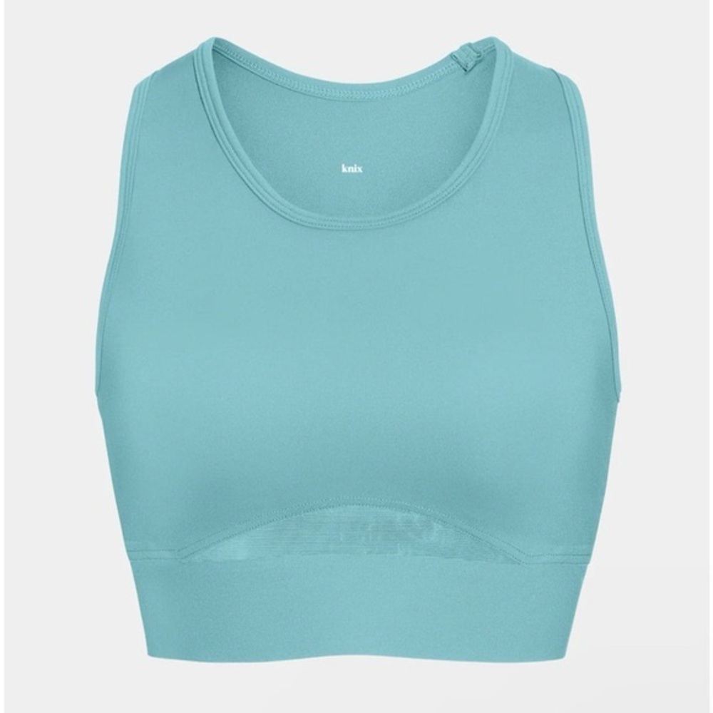 Knix Momenta Racerback Sports Bra Blue